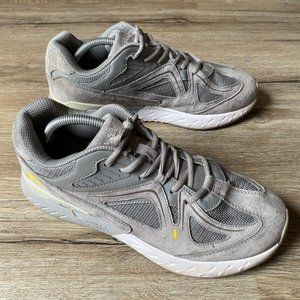 Men’s Fitville Rebound Core Gray Shoes Sneakers Size 9.5 Suede